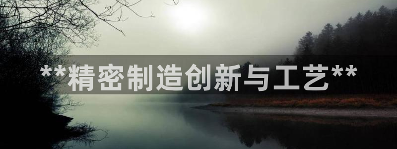 彩神是怎样一个平台：**精密制造创新与工艺**