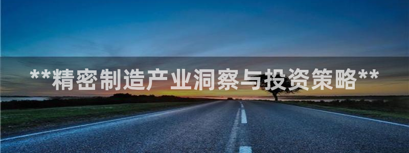 彩神v8下载app：**精密制造产业洞察与投资策略**