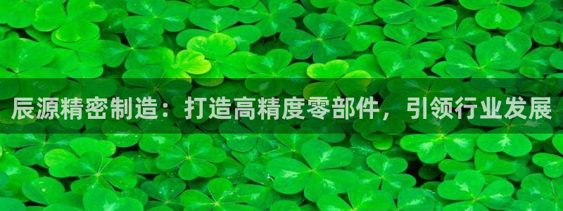 彩神大发官网：辰源精密制造：打造高精度零部件，引领行业发展