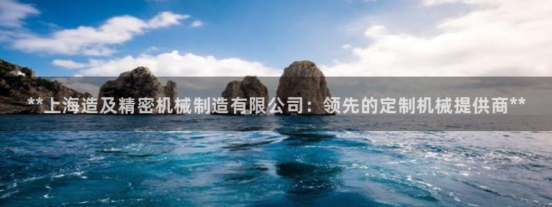 彩神v违法么：**上海造及精密机械制造有限公司：领先的定制机械提供商**