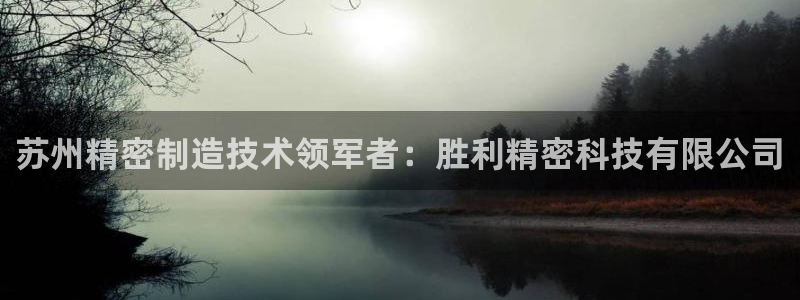 彩神是正规平台吗：苏州精密制造技术领军者：胜利精密科技有限公司