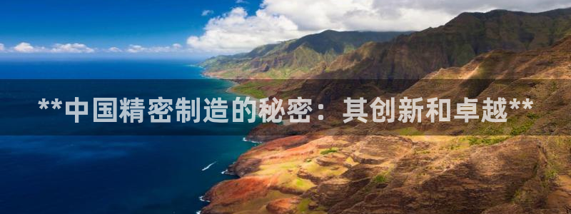 彩神8官网下：**中国精密制造的秘密：其创新和卓越**