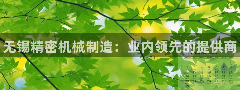 彩神v1破解器：无锡精密机械制造：业内领先的提供商