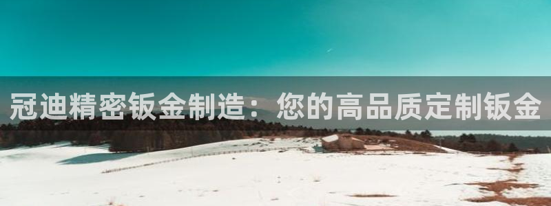 彩神 好 平台：冠迪精密钣金制造：您的高品质定制钣金