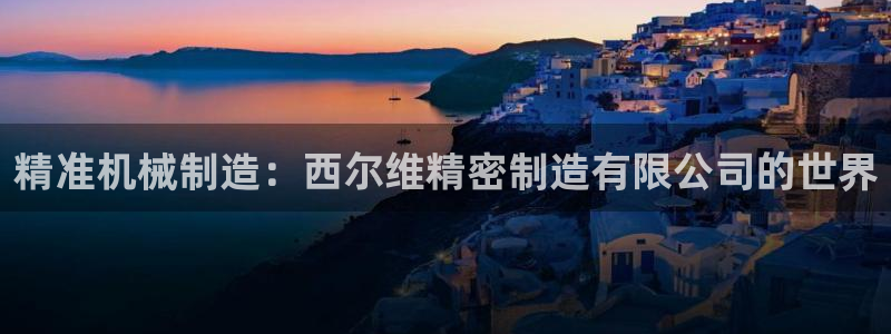 彩神赢的钱是哪里来的：精准机械制造：西尔维精密制造有限公司的世界