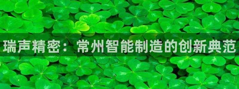 彩神v8手机客户端怎么下载：瑞声精密：常州智能制造的创新典范