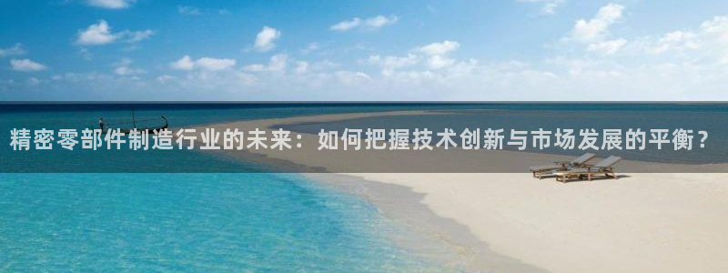 彩神vll购彩大厅大众：精密零部件制造行业的未来：如何把握技术创新与市场发展的平衡？