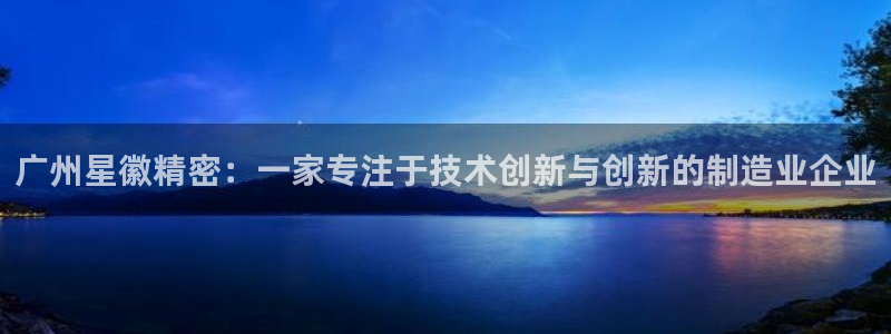 彩神v8首页：广州星徽精密：一家专注于技术创新与创新的制造业企业