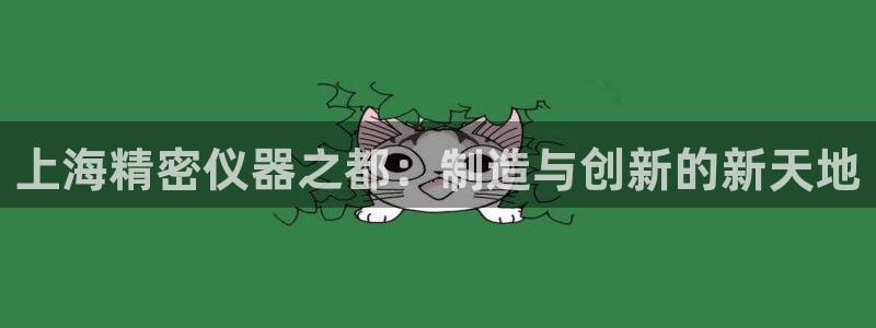 彩神ix能赚钱吗：上海精密仪器之都：制造与创新的新天地