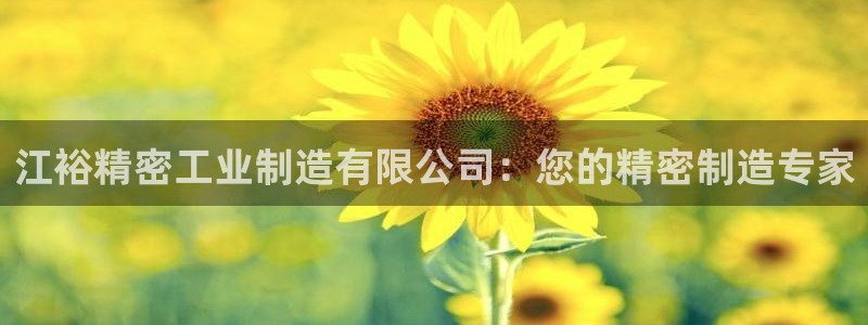 彩神v8手机客户端：江裕精密工业制造有限公司：您的精密制造专家