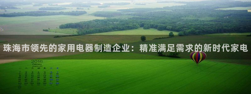 彩神网可以赚钱是真的吗：珠海市领先的家用电器制造企业：精准满足需求的新时代家电