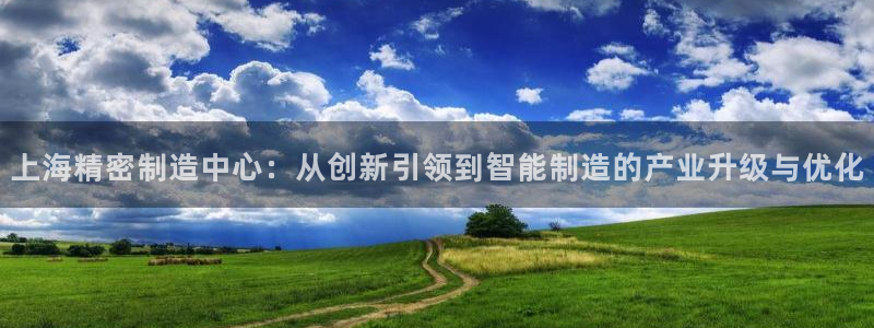 彩神网正规吗：上海精密制造中心：从创新引领到智能制造的产业升级与优化